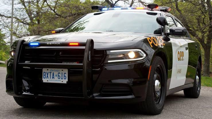 Ontario police cruiser