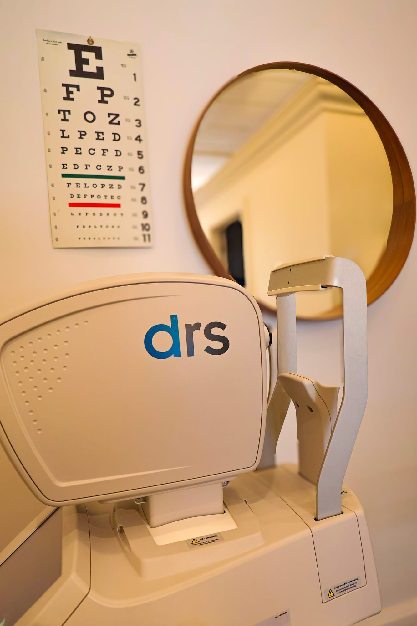 DRS retinal imaging camera used for eye health screening at Boardwalk Eye Care